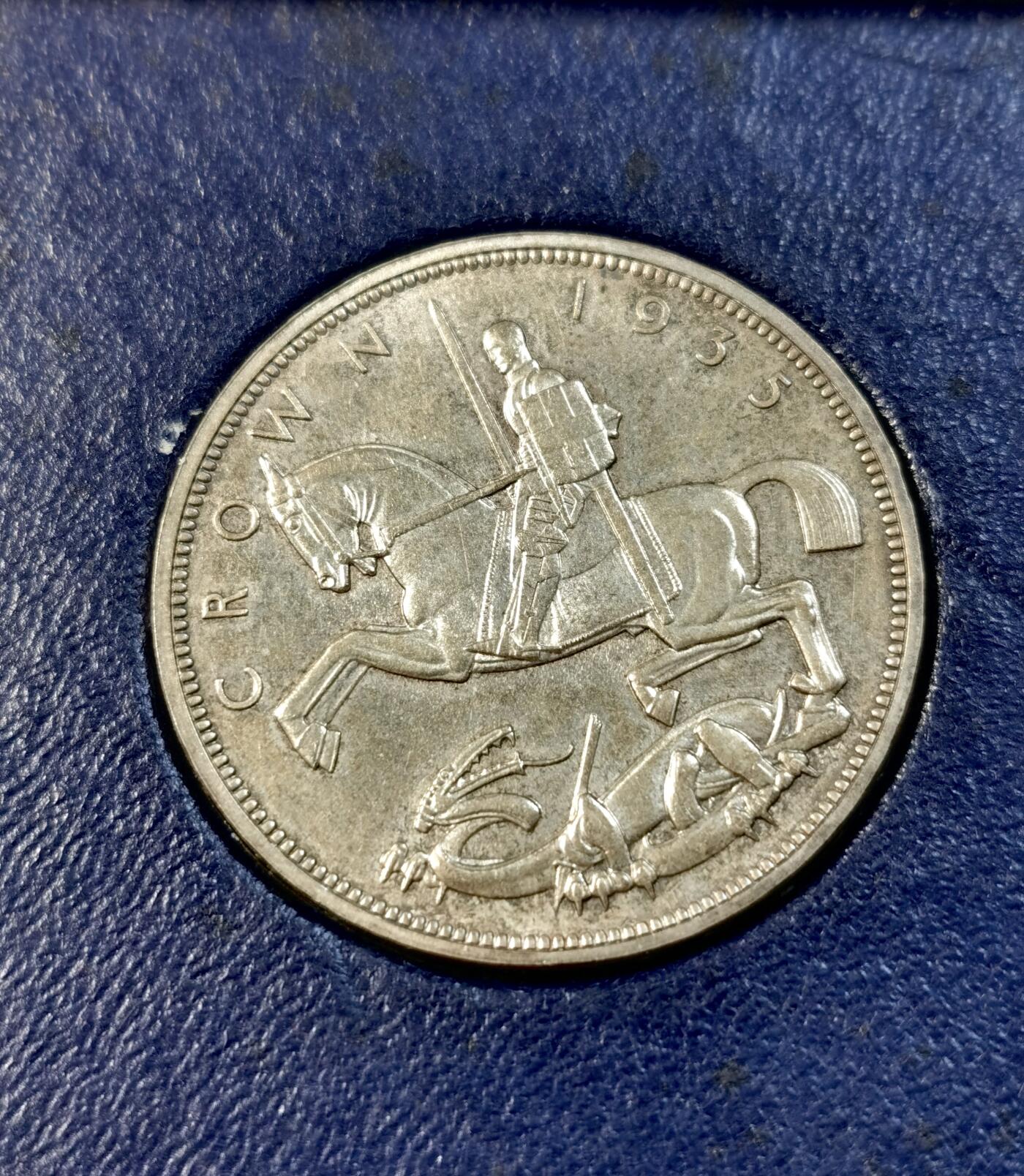  甄臻铺-世界币章拍卖（第26期），送拍享返佣金等优惠多多 英国1935年SP木马剑，原盒少见，非MS