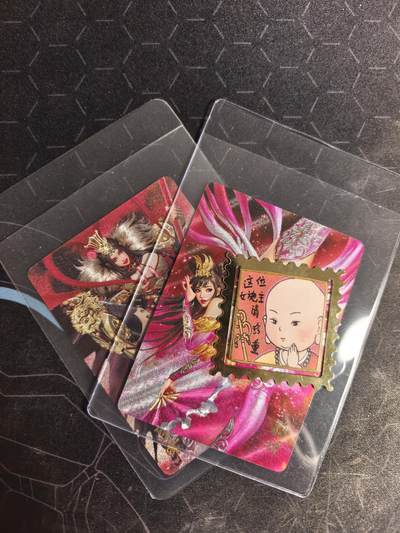 亡灵潮玩 蛇年第五场 8月31日20:00截拍 - 【裸卡】黑暗王朝 吕布&貂蝉 折光 2张