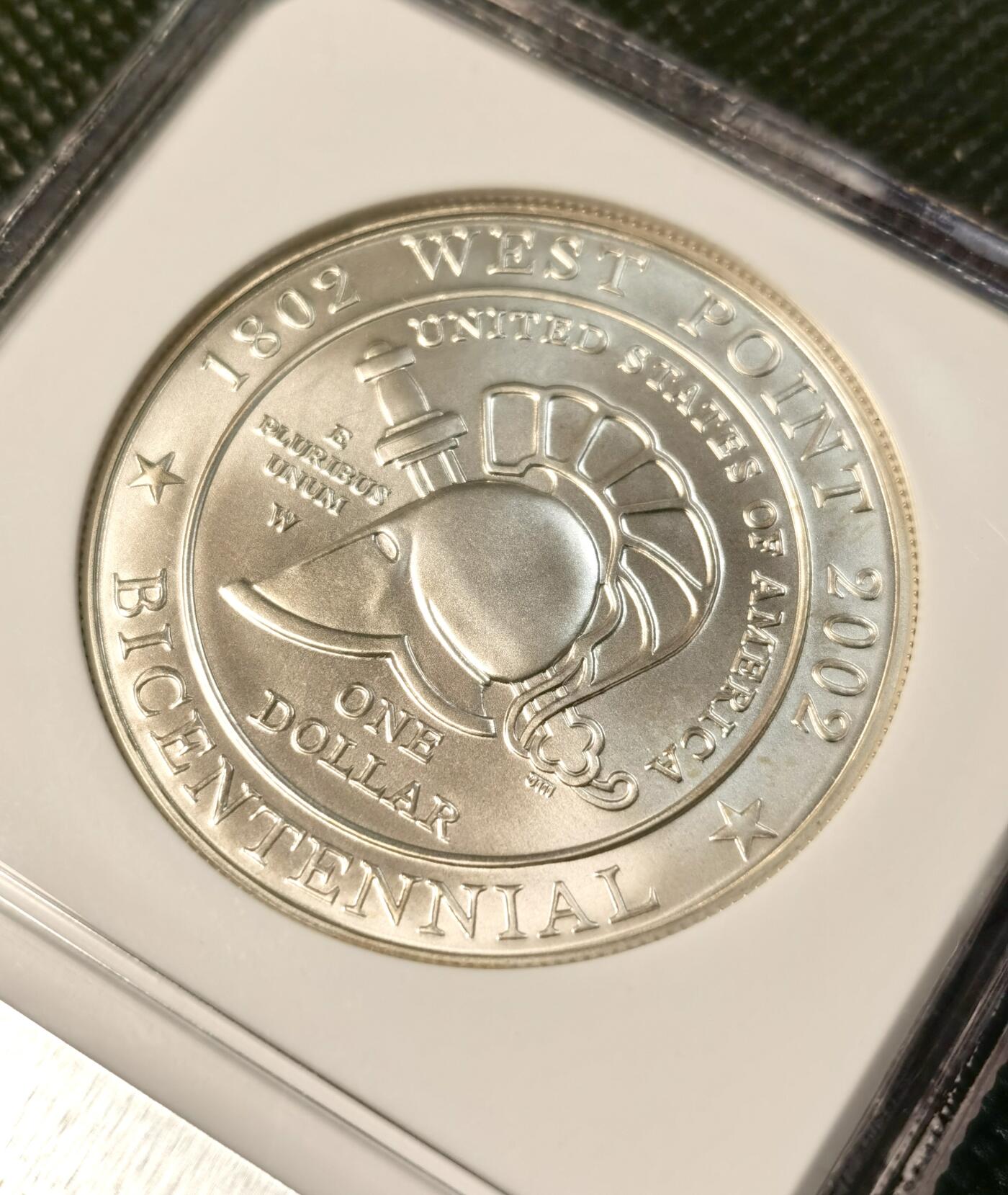  甄臻铺-世界币章拍卖（第26期），送拍享返佣金等优惠多多 NGC-MS70 美国2002年西点军校建校200周年
