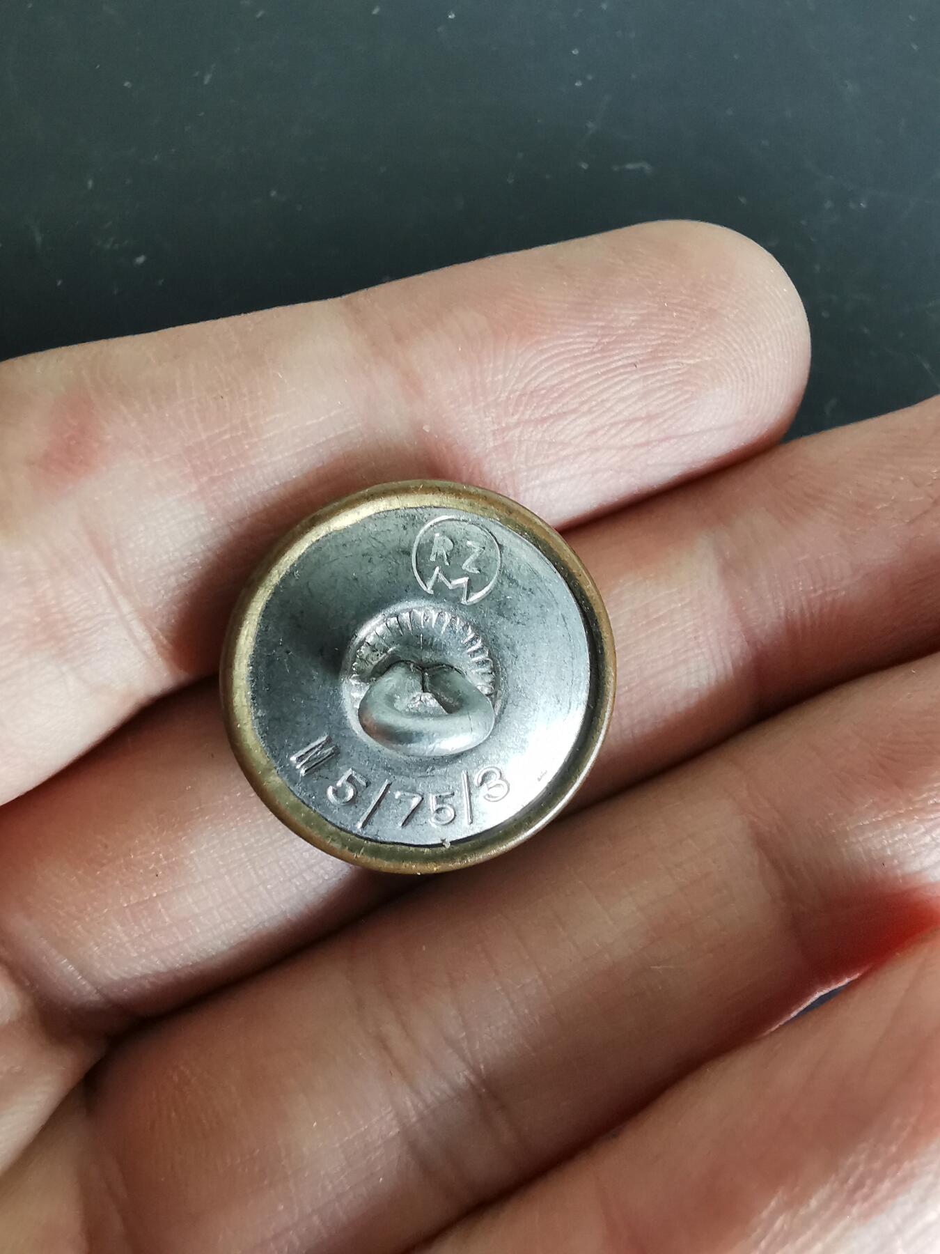 老王徽章第137期 德三NSDAP制服纽扣    直径21mm