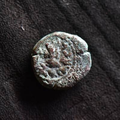 【良泉】第36期【直播场】8月21日晚19.30点开拍！173组，西方古代钱币、杂项专场 - 【少见】【铭文清晰好品】公元106-130年【埃兰】奥罗德斯二世，天空之神贝罗斯（Belos）铜币，3.29克