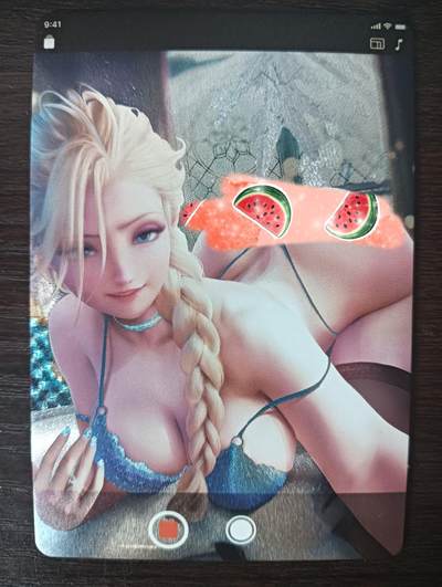 花开卡拍第32期（7月27号周日截拍，品控勿拍!!!拍品不寄存，运费5元，自制卡难免瑕疵，可能存在轻微撞角爆边等出厂瑕疵，品控介意勿拍！） - 五月卡牌 迪士尼 艾莎公主 1张 粗闪工艺