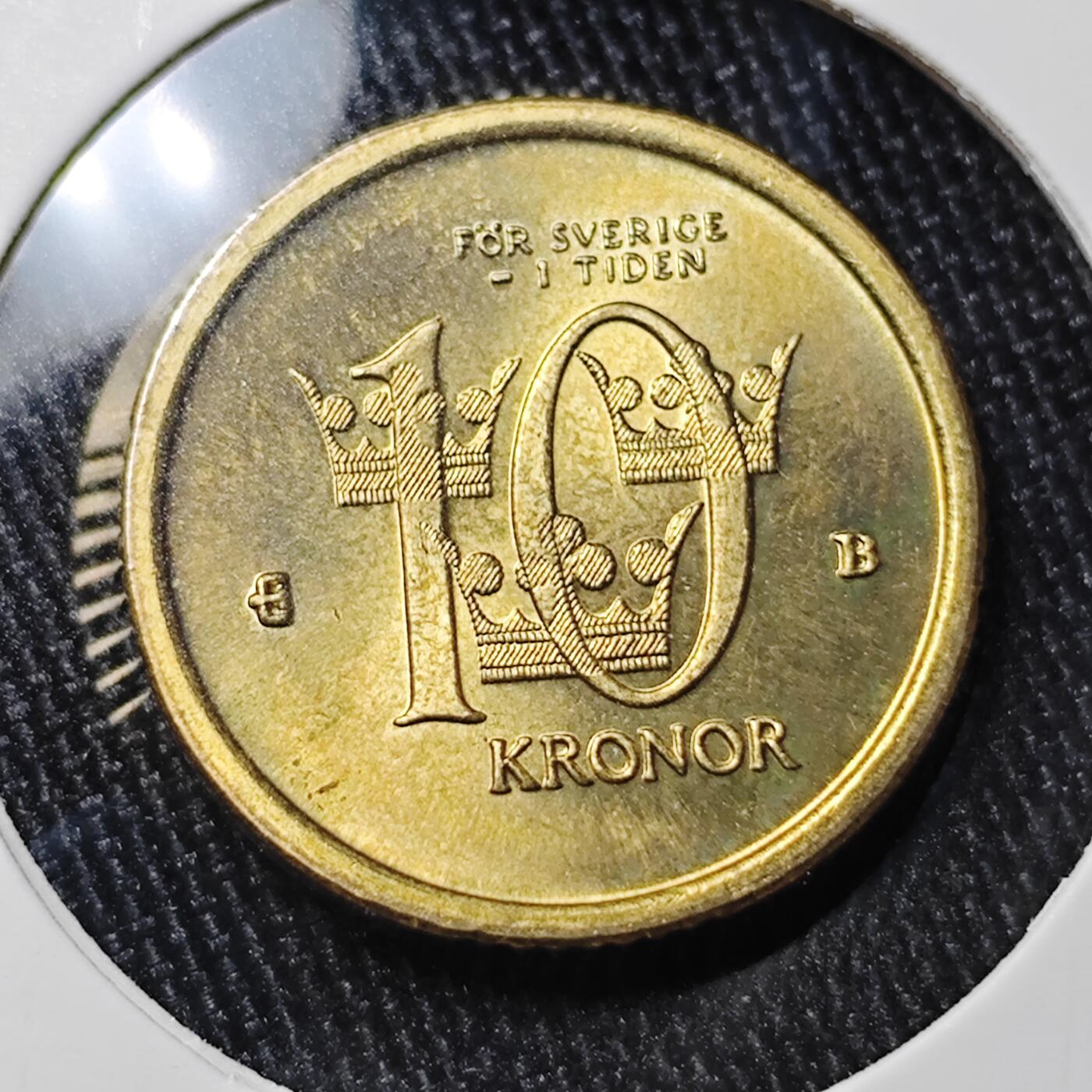 KK钱币收藏小铺 《批量/好品散币 套币 银币》专场 2月预留时间 周末发货  2002瑞典5克朗 好品
