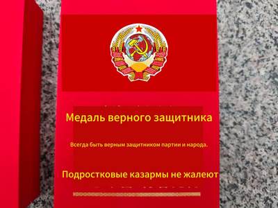 苏联士兵忠诚卫士勋章 - 苏联士兵忠诚卫士勋章