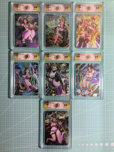 C先生卡牌 第8期 豪杰传亲签 西游姬亲签 卡德曼亲签 人间传亲签（品控显微镜勿拍！默认微瑕。持续收拍品中。。欢迎送拍） - 【折光】燎原《西游姬》第二弹 热门人物套卡7张