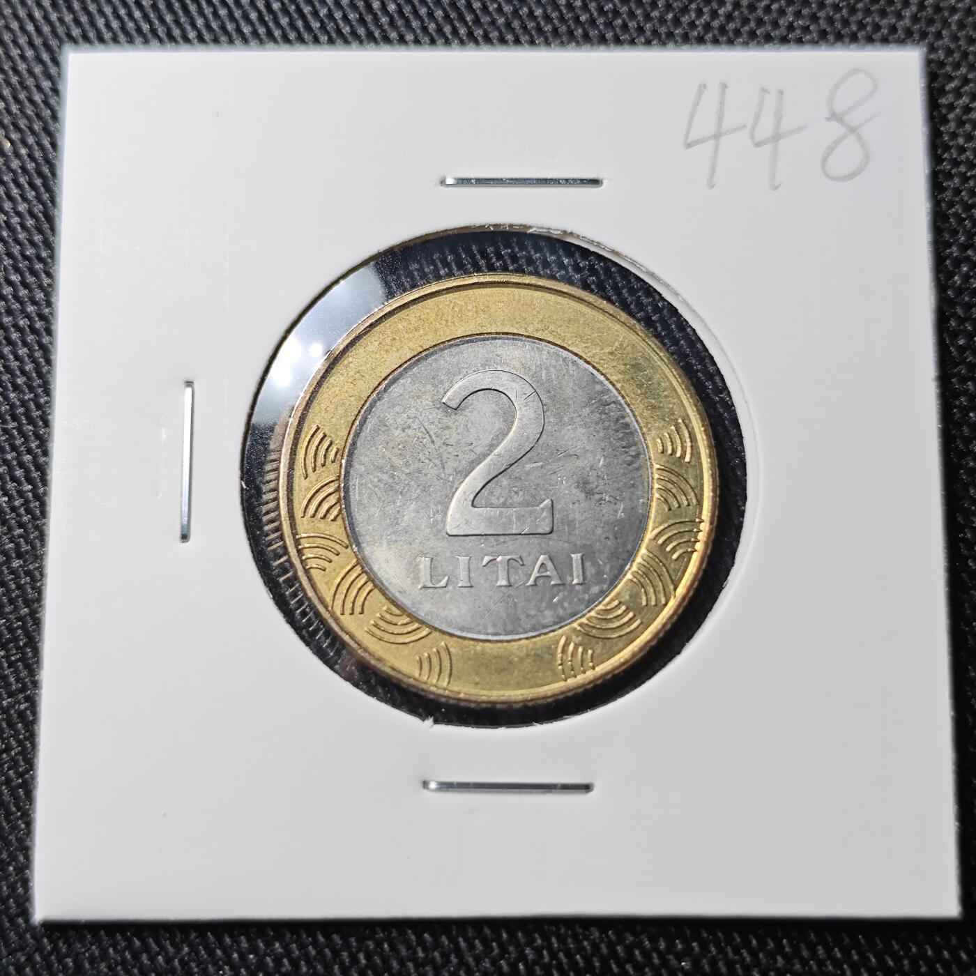 KK钱币收藏小铺 《批量/好品散币 套币 银币》专场 2月预留时间 周末发货 2002 立陶宛2立特 好品