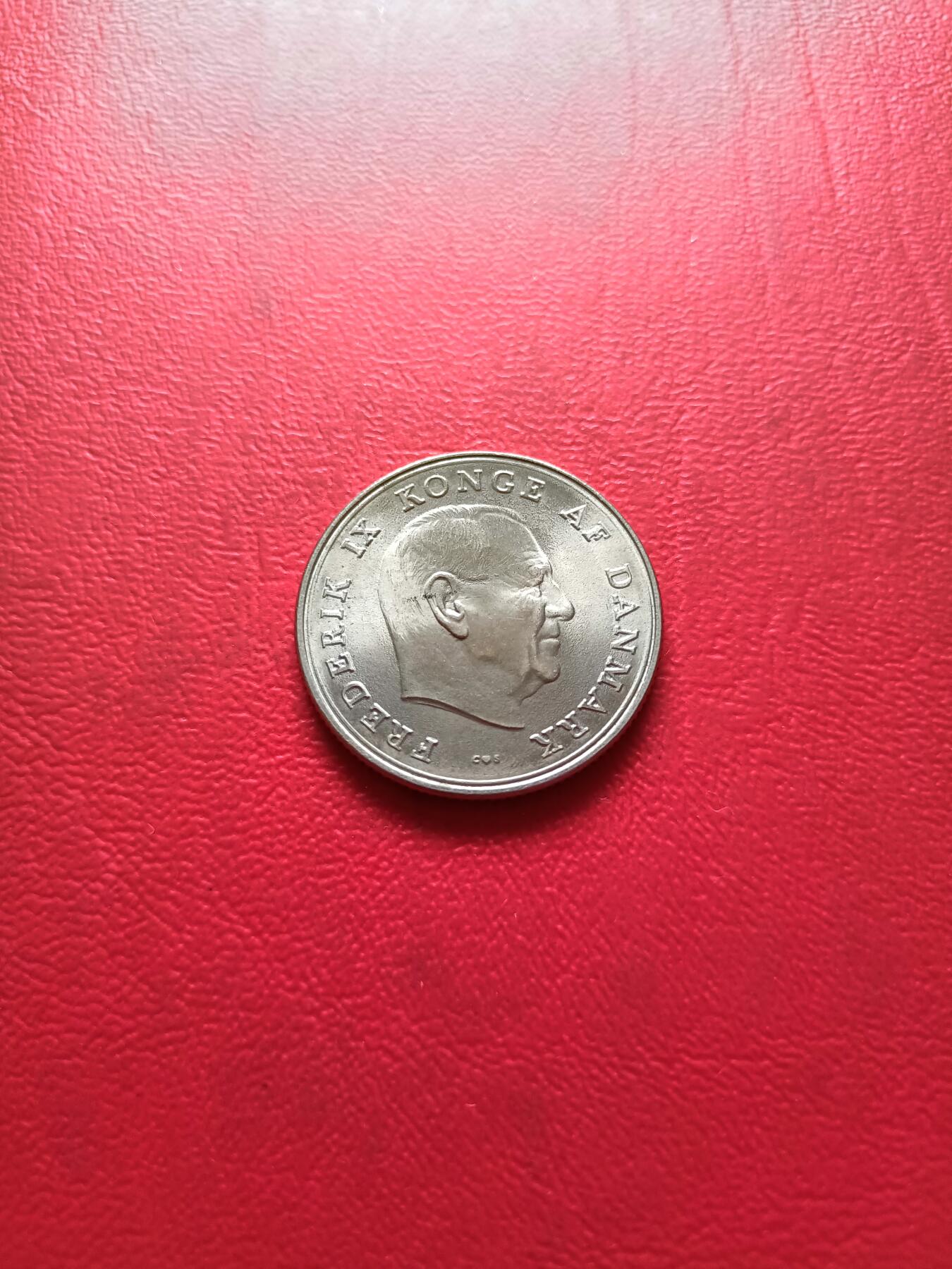 【云涧收藏】第四十八场 丹麦1963年1克朗，BU