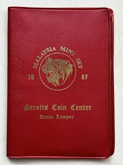 咖啡豆•收藏 2025年Jul_31th世界各国套币拍卖 - 马来西亚 1967年 MS UNC封装套币 外国硬币