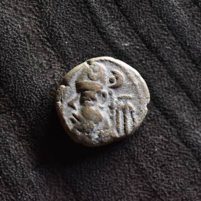 【良泉】【直播场】第三十五期，172组 银器、银饰、西方古代钱币专场，8月7日晚19.30点开拍！ - 公元1-2世纪【埃兰】弗拉特斯，铜币，3.06克