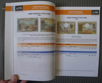 世界钱币章牌书籍专场拍卖第212期 法属非洲国家纸币目录
