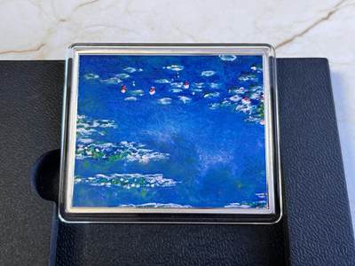 第168期拍卖【长期征集拍品】 - 所罗门2015年世界名画系列睡莲彩色镀银铜镍纪念币