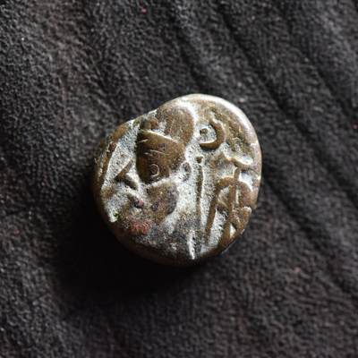 【良泉】第36期【直播场】8月21日晚19.30点开拍！173组，西方古代钱币、杂项专场 - 公元1-2世纪【埃兰】弗拉特斯，铜币，3.57克