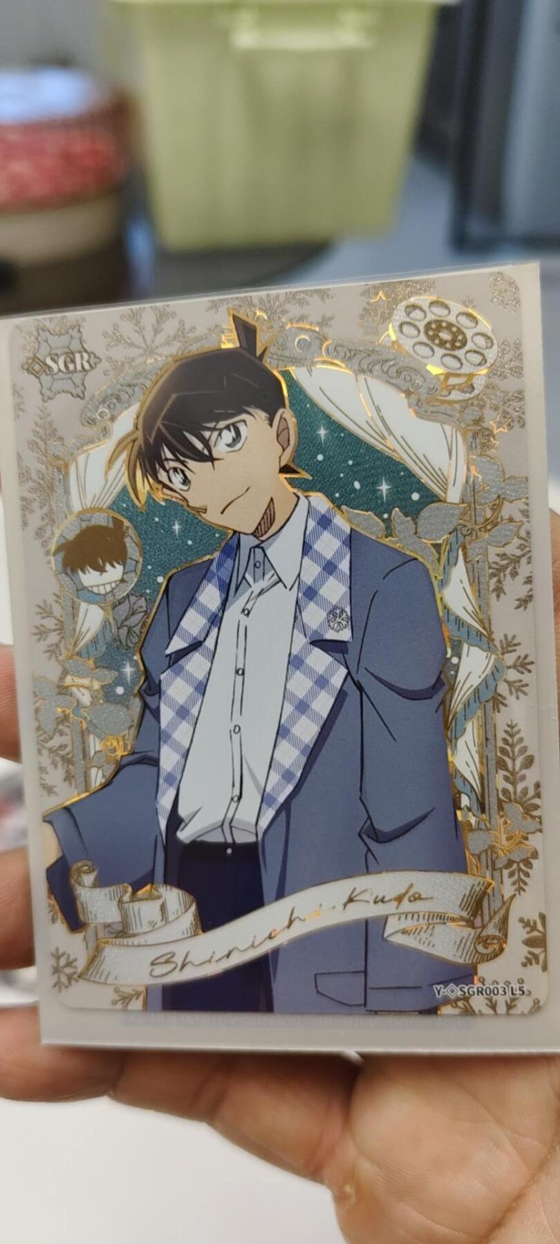 秋原瞳的小店第十八期（雨后夏天的那个傍晚🌆，泥土，青草，小青虾） 卡游柯南sgr大卡位工藤