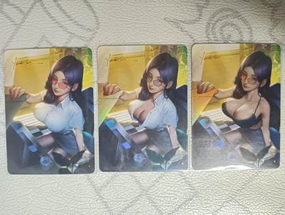 花开卡拍第32期（7月27号周日截拍，品控勿拍!!!拍品不寄存，运费5元，自制卡难免瑕疵，可能存在轻微撞角爆边等出厂瑕疵，品控介意勿拍！） - 燎原梦想家双生系列 彩闪三渐变