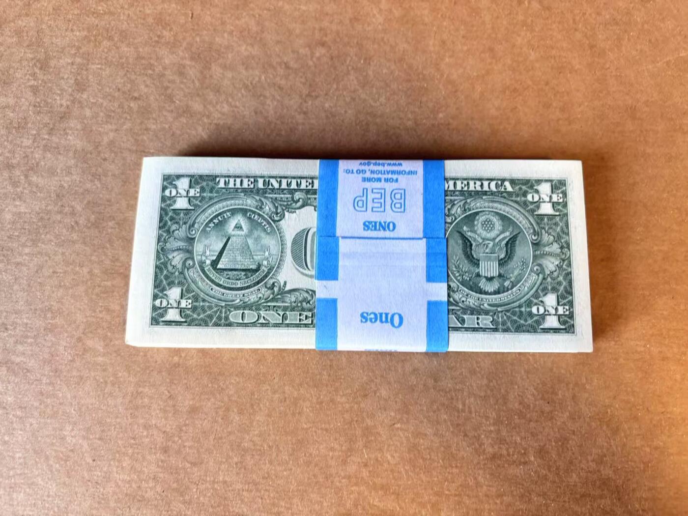 【Blue Auction】世界纸币精拍第701期【精】—— 18级TOP拍卖/信誉/品质/专业/高效💫 【一刀 补号 含6666狮子号】美国 2021年1美金 全新UNC