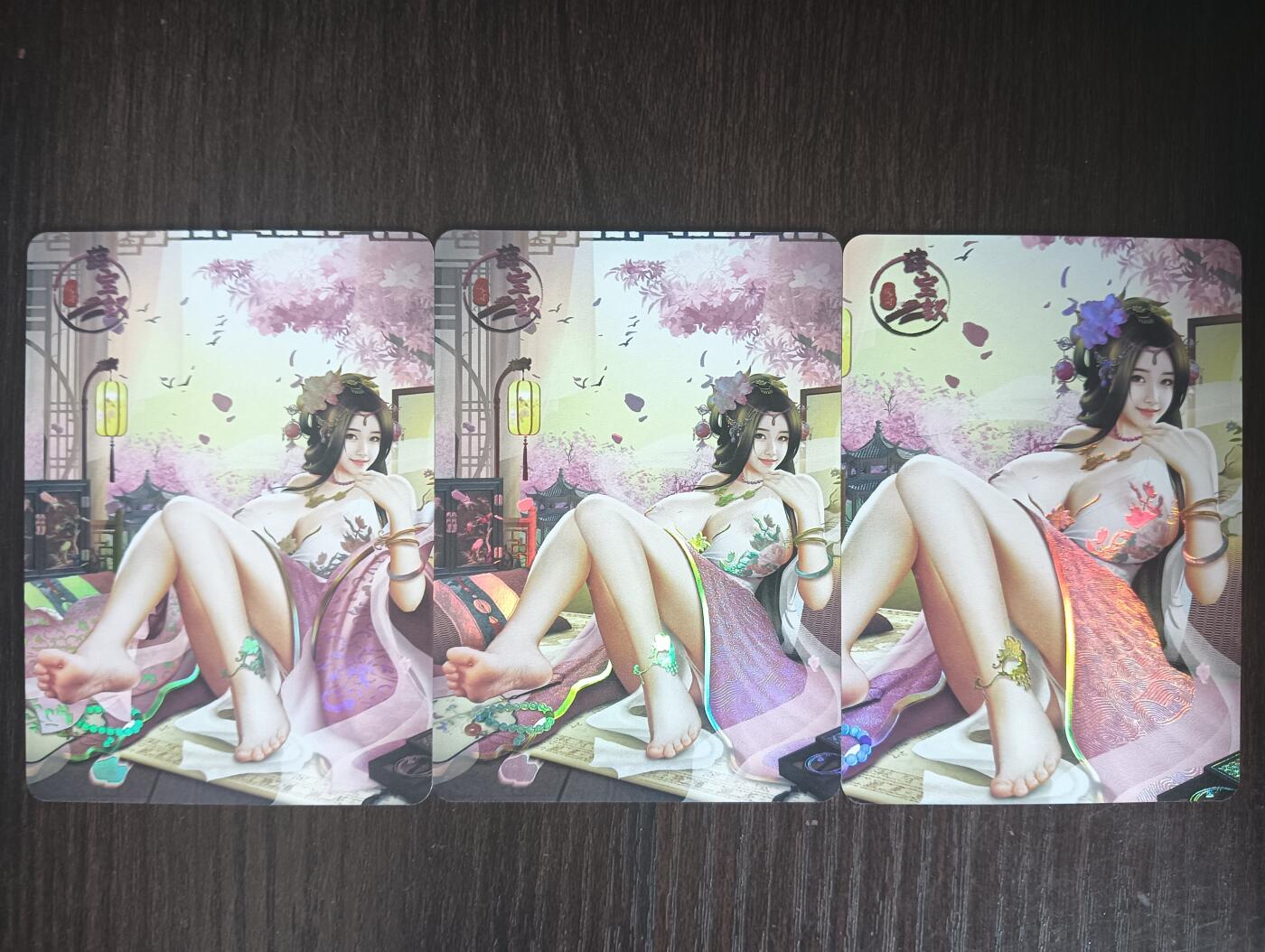 花开卡拍第32期（7月27号周日截拍，品控勿拍!!!拍品不寄存，运费5元，自制卡难免瑕疵，可能存在轻微撞角爆边等出厂瑕疵，品控介意勿拍！）