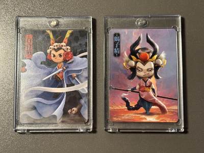 【千年暗室 一灯即明】小王子卡拍第十四场 布丁西游 旧版福利 只出过普卡 数量极少 白骨精➕蝎子精 磁吸卡砖封装