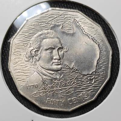 KK钱币收藏小铺 《批量/好品散币 套币 银币》专场 2月预留时间 周末发货 -  1970澳大利亚50分纪念币 好品