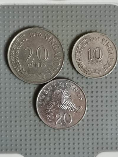2025年第67场各国散币拍卖（总第67场） - 新加坡3枚