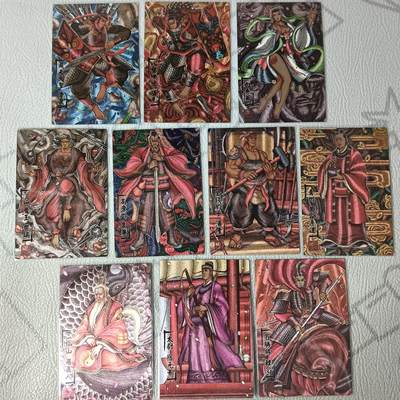 花开卡拍第32期（7月27号周日截拍，品控勿拍!!!拍品不寄存，运费5元，自制卡难免瑕疵，可能存在轻微撞角爆边等出厂瑕疵，品控介意勿拍！） - 藏无缺 璇哥 天罡地煞10张粗闪打包 含白秀英