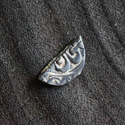 【良泉】【直播场】第三十五期，172组 银器、银饰、西方古代钱币专场，8月7日晚19.30点开拍！ - 公元1874-1877年【新疆】阿古柏，天罡银币，半个，0.65克