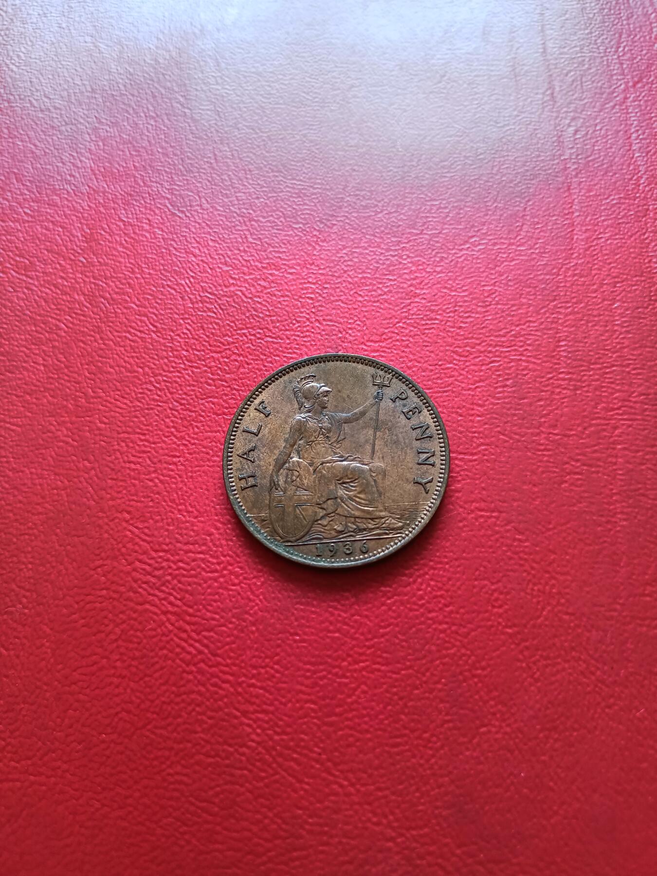 【云涧收藏】第四十八场 英国1936年乔五1/2便士