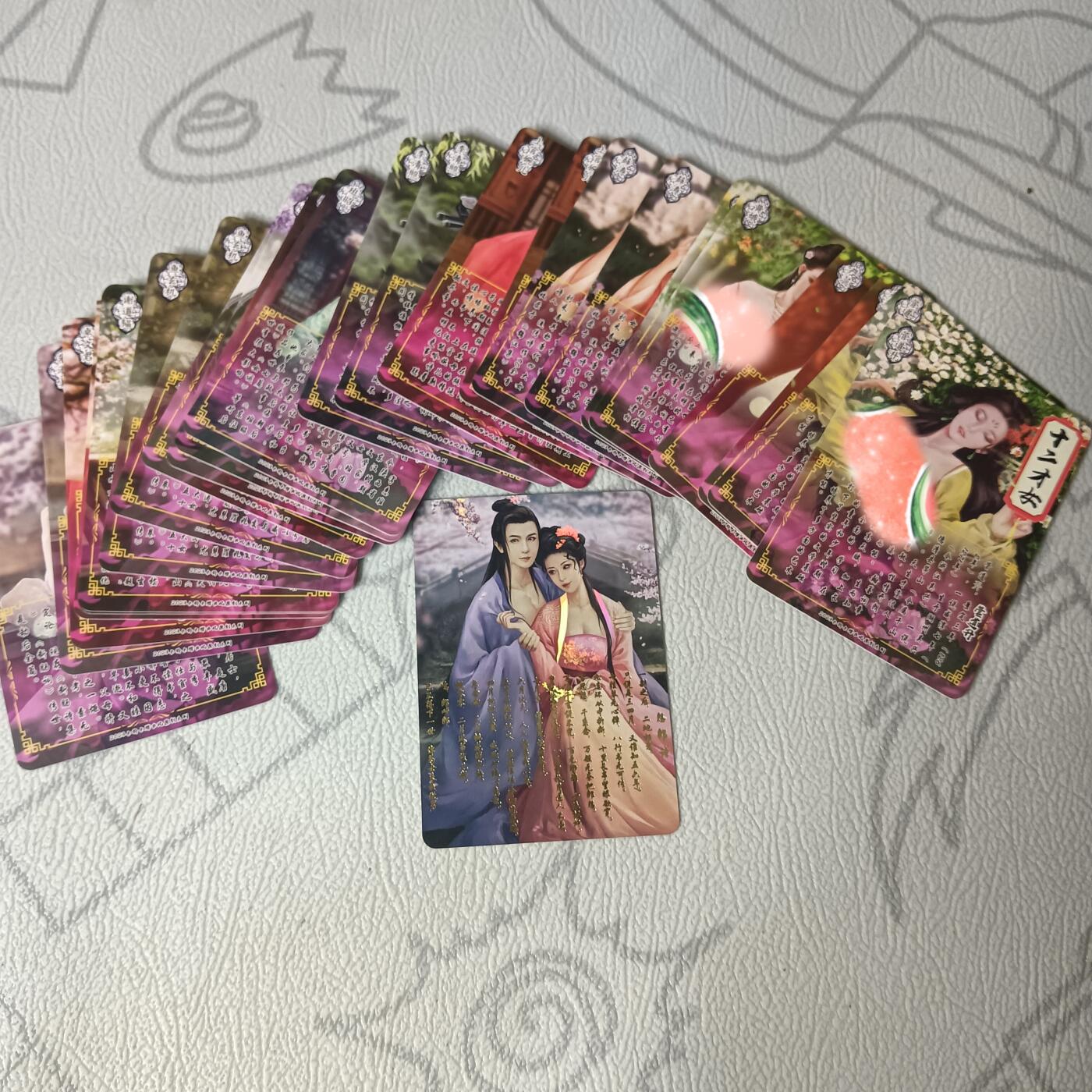 花开卡拍第32期（7月27号周日截拍，品控勿拍!!!拍品不寄存，运费5元，自制卡难免瑕疵，可能存在轻微撞角爆边等出厂瑕疵，品控介意勿拍！）