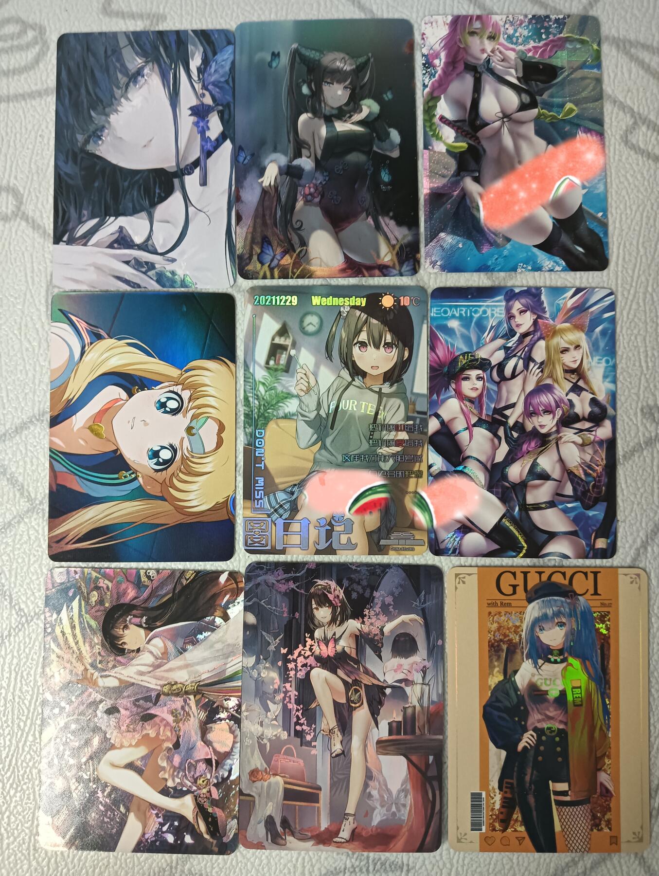 花开卡拍第32期（7月27号周日截拍，品控勿拍!!!拍品不寄存，运费5元，自制卡难免瑕疵，可能存在轻微撞角爆边等出厂瑕疵，品控介意勿拍！）