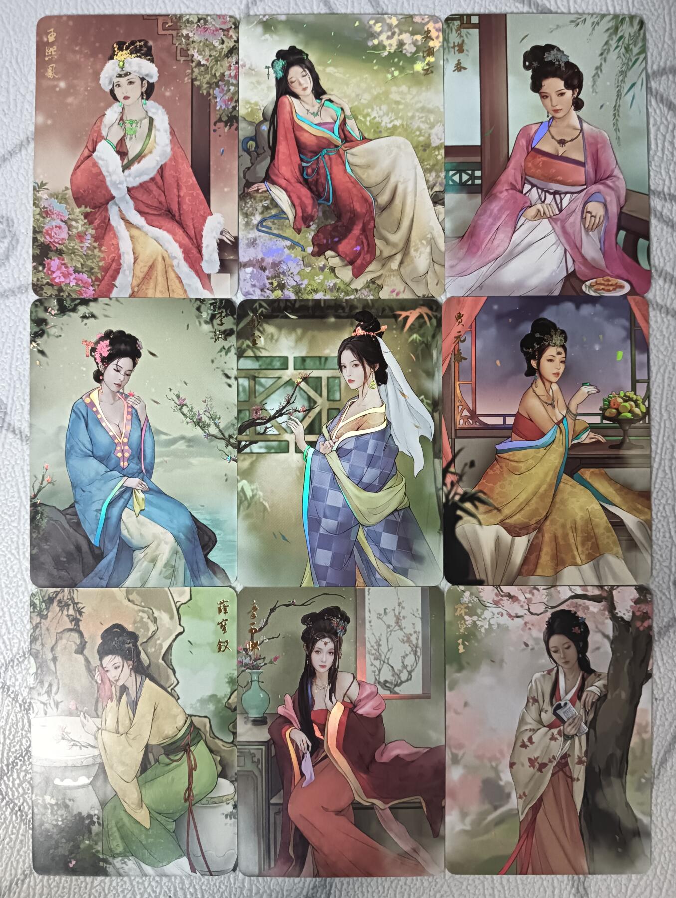 花开卡拍第32期（7月27号周日截拍，品控勿拍!!!拍品不寄存，运费5元，自制卡难免瑕疵，可能存在轻微撞角爆边等出厂瑕疵，品控介意勿拍！）