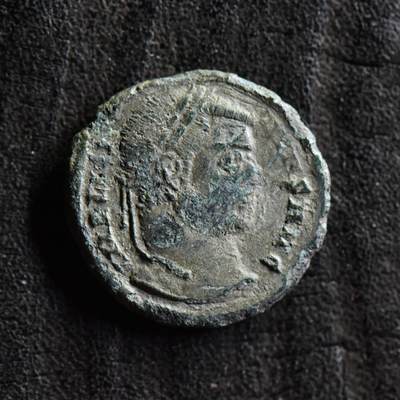【良泉】【直播场】第三十五期，172组 银器、银饰、西方古代钱币专场，8月7日晚19.30点开拍！ - 【藏家出品C】公元308-324年【古罗马】李锡尼一世，双天使誓愿富力洗银铜币 2.65克