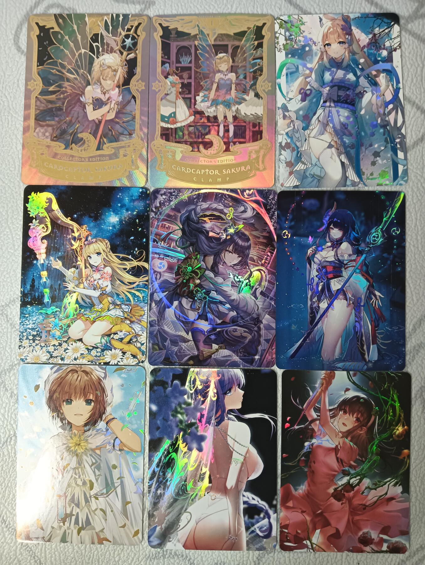 花开卡拍第32期（7月27号周日截拍，品控勿拍!!!拍品不寄存，运费5元，自制卡难免瑕疵，可能存在轻微撞角爆边等出厂瑕疵，品控介意勿拍！）