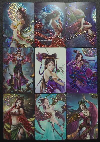 天玑星卡拍第一百零八期《7.28周一截拍》持续收拍收评中 满赠卡需备注 - 宁缺卡牌 三国演义 貂蝉 钻闪 九张