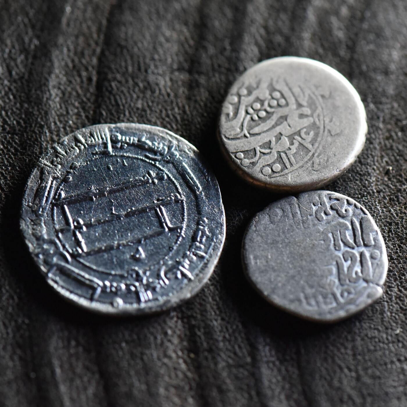 【良泉】【直播场】第三十五期，172组 银器、银饰、西方古代钱币专场，8月7日晚19.30点开拍！ 【藏家出品A】【丝绸之路银币3枚】总重9.75克