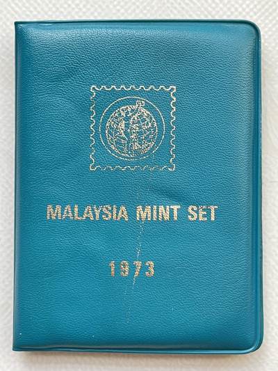 咖啡豆•收藏 2025年Jul_31th世界各国套币拍卖 - 马来西亚 1973年 MS UNC封装套币 外国外币