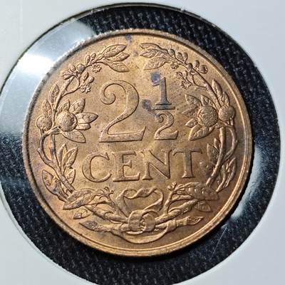 KK钱币收藏小铺 《批量/好品散币 套币 银币》专场 2月预留时间 周末发货 -  1959荷属安地列斯2.5分铜币 好品