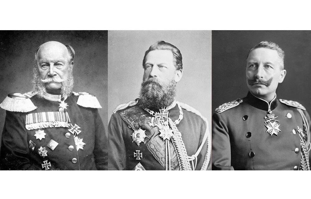 闻德 MS64 德国1888年三皇之年长翅鹰高浮雕精制铝章