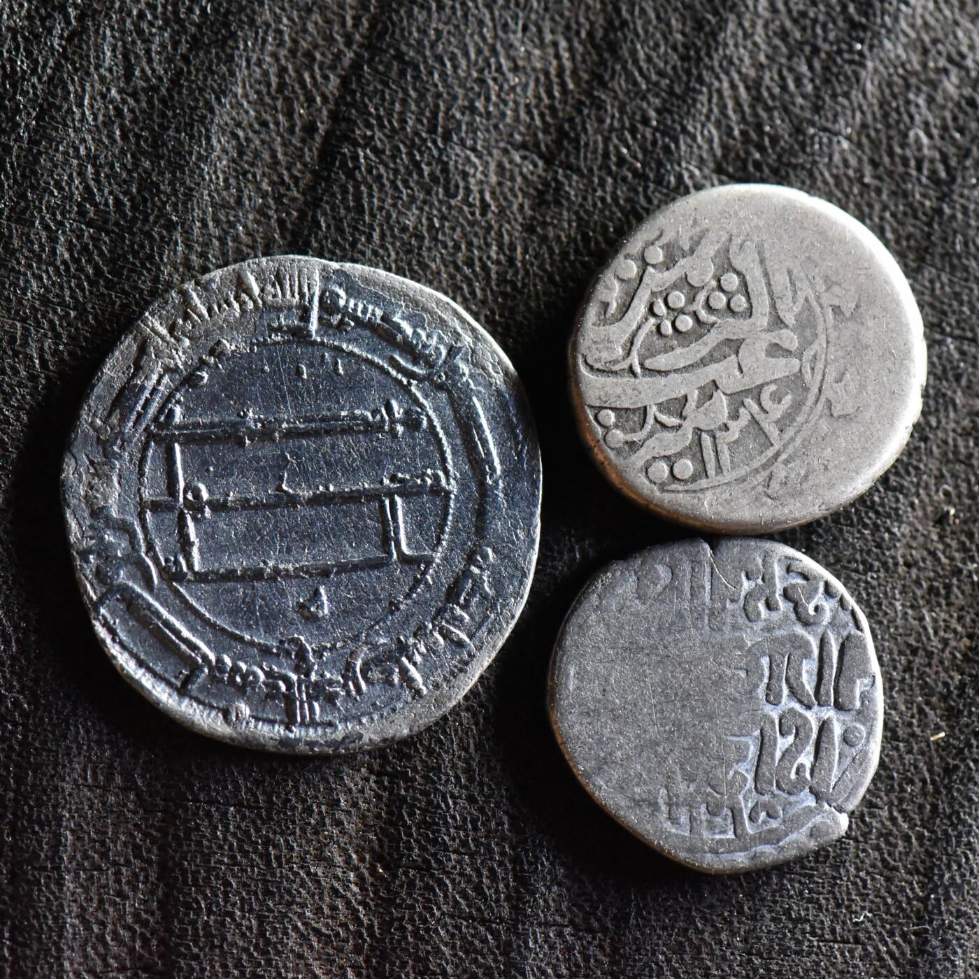 【良泉】【直播场】第三十五期，172组 银器、银饰、西方古代钱币专场，8月7日晚19.30点开拍！ 【藏家出品A】【丝绸之路银币3枚】总重9.75克