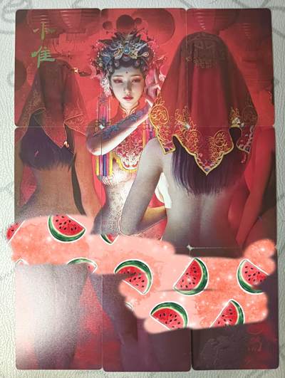 花开卡拍第32期（7月27号周日截拍，品控勿拍!!!拍品不寄存，运费5元，自制卡难免瑕疵，可能存在轻微撞角爆边等出厂瑕疵，品控介意勿拍！） - 妖姬传 小唯 九拼