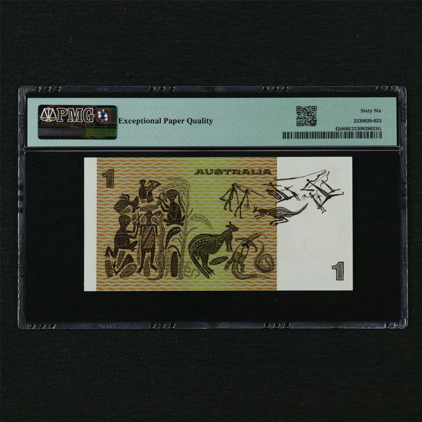 【亘邦集藏】第210期拍卖 1983年 澳大利亚1元 PMG 66EPQ DNP906075