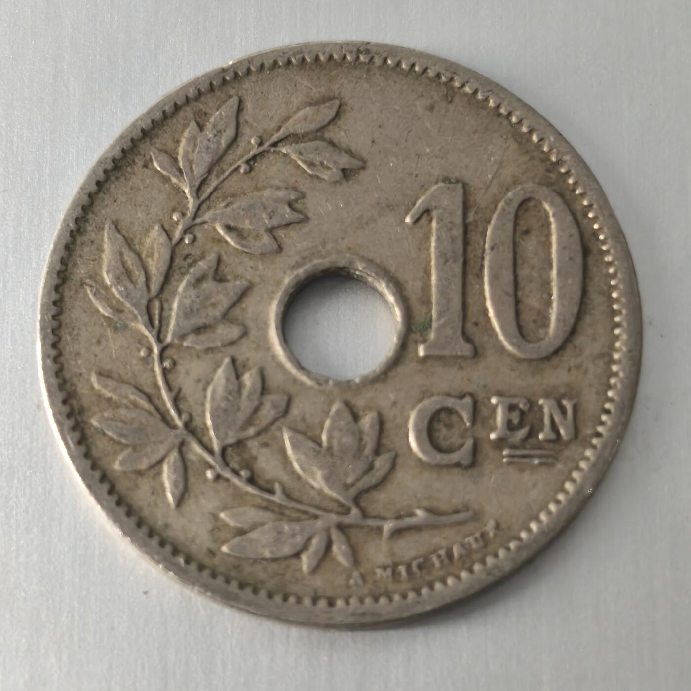 Krab外币市集Vol.20 比利时1905年10分