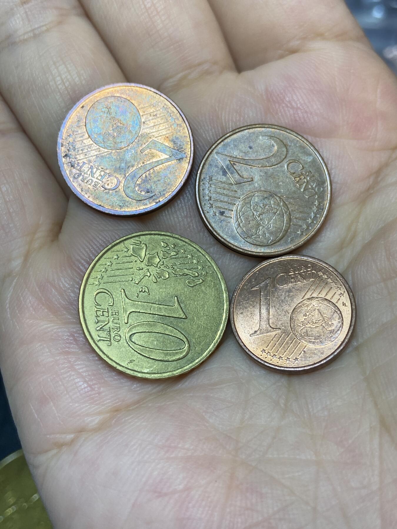 2025年第七十一场(总第九十七场）外国好品散币(免佣金) 法国和希腊欧分4枚