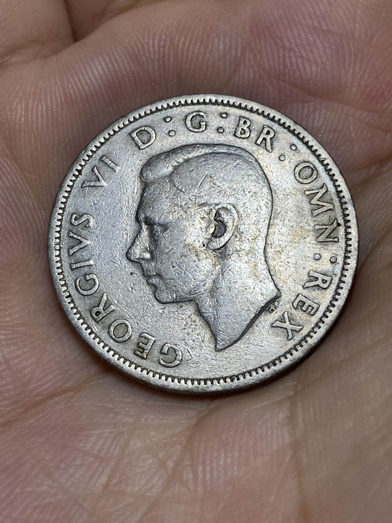 2025年第七十一场(总第九十七场）外国好品散币(免佣金) 英国🇬🇧1950年2先令(乔治六世第三版，仅发行3年)