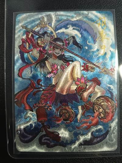 天玑星卡拍第一百零九期《7.31周四截拍》持续收拍收评中 满赠卡需备注 - 【亲签卡】启读文化 哪吒闹海 096/200 粗闪