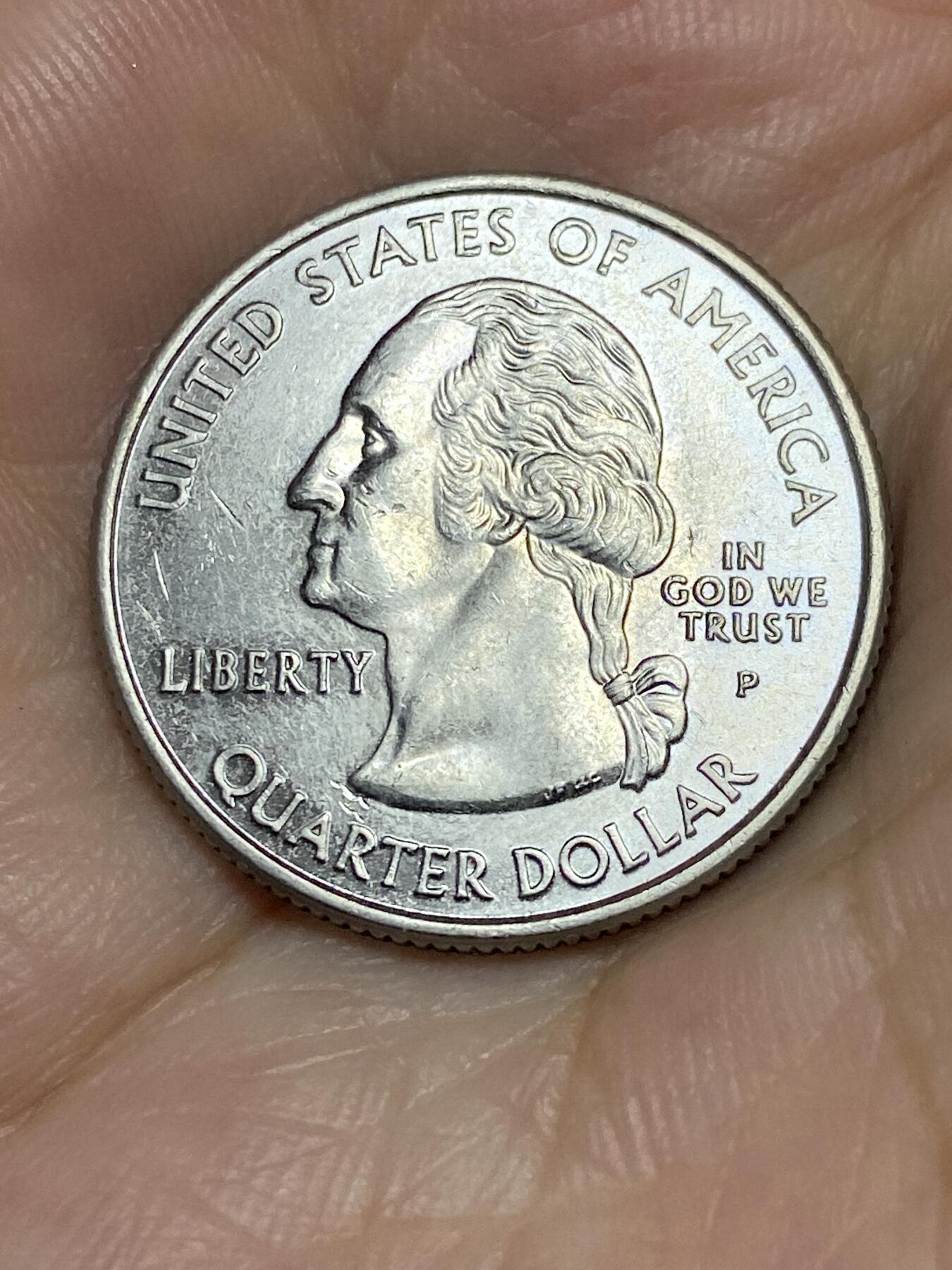 2025年第七十一场(总第九十七场）外国好品散币(免佣金) 好品–美国🇺🇸2003单年份1/4元(州系列–伊利诺伊州纪念币)