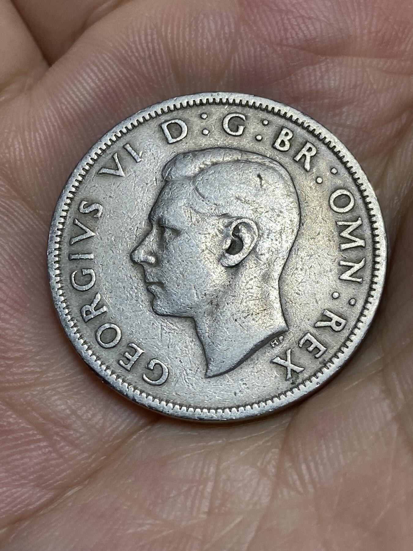2025年第七十一场(总第九十七场）外国好品散币(免佣金) 英国🇬🇧1951年2先令(乔治六世第三版，关门年仅发行3年)