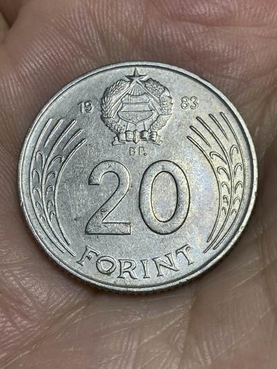 2025年第七十一场(总第九十七场）外国好品散币(免佣金) - 匈牙利🇭🇺1983年20福林(套币最大面值)