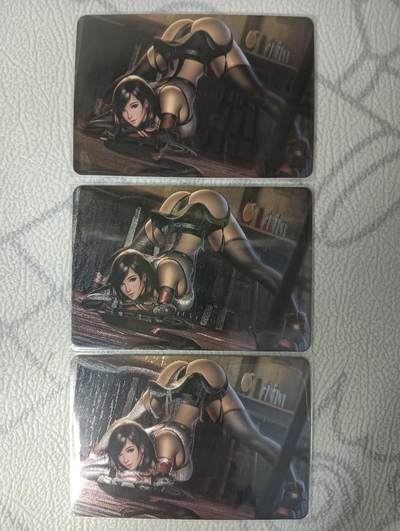 花开卡拍第32期（7月27号周日截拍，品控勿拍!!!拍品不寄存，运费5元，自制卡难免瑕疵，可能存在轻微撞角爆边等出厂瑕疵，品控介意勿拍！） - 宁缺卡牌 蒂法粗闪三宫