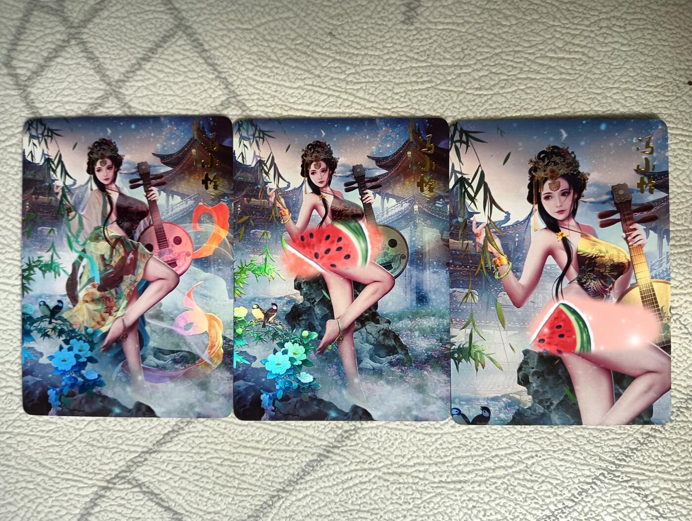 花开卡拍第32期（7月27号周日截拍，品控勿拍!!!拍品不寄存，运费5元，自制卡难免瑕疵，可能存在轻微撞角爆边等出厂瑕疵，品控介意勿拍！）