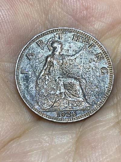 2025年第七十一场(总第九十七场）外国好品散币(免佣金) - 英国🇬🇧1926年1法新(乔治五世第三版，首发年)