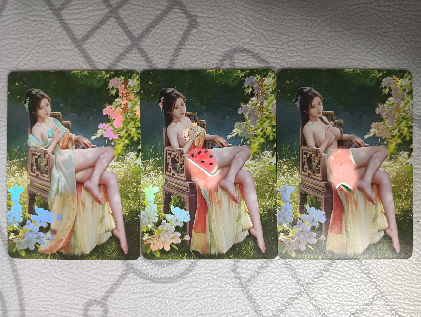 花开卡拍第32期（7月27号周日截拍，品控勿拍!!!拍品不寄存，运费5元，自制卡难免瑕疵，可能存在轻微撞角爆边等出厂瑕疵，品控介意勿拍！）